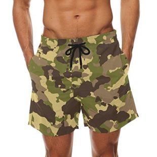 super3dprinted - Military Camo Print Swim Shorts