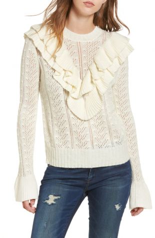 Tularosa cat hotsell ruffle sweater