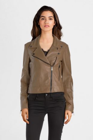 Ikks blouson BP48085 marron femme | Des marques et vous