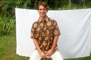 The Clean Cut in Floral/ Mens Aloha Shirt / Indian Print Shirt / Hawaiian shirt / Block Print Shirt / Colorful
