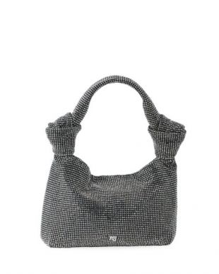 Wanglock Shimmery Knot Pouch Tote Bag