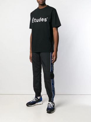 Études t-shirt à Logo Imprimé Noir