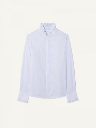 chemise bleue