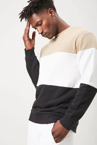 Colorblock French Terry Sweatshirt