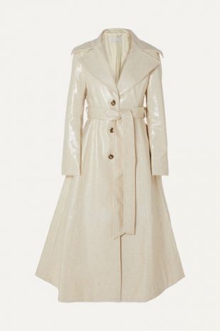 REJINA PYO REJINA PYO Rhea coated wool blend trench coat