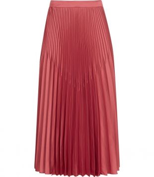 Isidora Pleated Midi Skirt