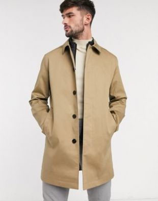 Selected Homme - Caban en coton biologique - Sable | ASOS