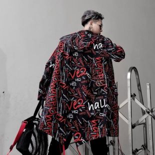 Graffiti Trench Coat