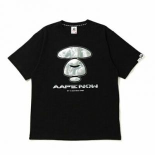 BAPE - Aape x Liberty Walk Black T-Shirt