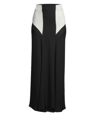 High Waisted Panel Skirt