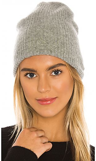 White + Warren - Re­versible Cash­mere Plush Rib Beanie