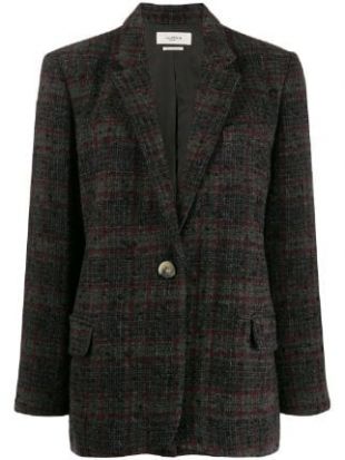 Checked Blazer