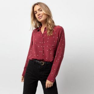 Red Star Printed Shirt