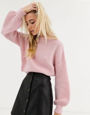 Topshop - Pull ras de cou - Rose | ASOS