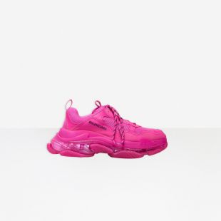 Sneaker Triple S Clear Sole Rose pour Homme | Balenciaga