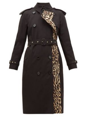 Trench-coat en coton à imprimé léopard Bridstow | Burberry | MATCHESFASHION FR