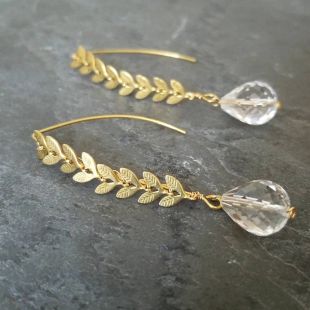 Petal Quartz Earrings