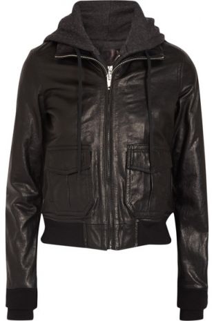 R13 - Hooded Leather JAcket