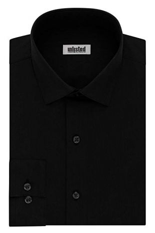 Kenneth Cole - Kenneth Cole Unlisted Men's Dress Shirt Slim Fit Solid
