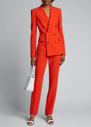 Camden Stretch Wool Double Breasted Jacket