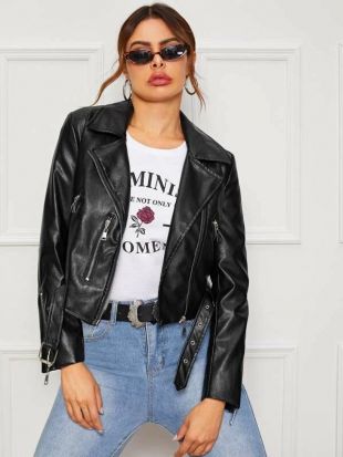 Shein - Leather Jacket