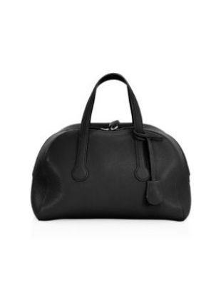 The Row - Sporty Bowler 15 Top-handle Bag In Black