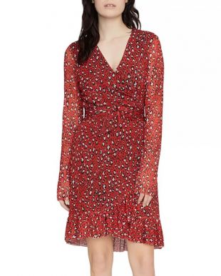 Emma Ruffled Wrap Dress