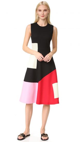 Sleeveless A Line Dress