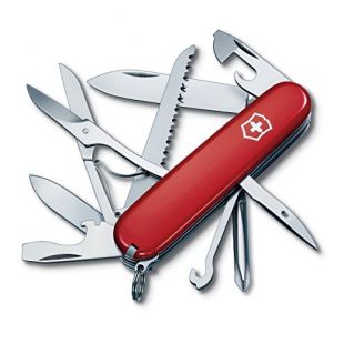 Victorinox Swiss Army Fieldmaster Pocket Knife, Red,91mm