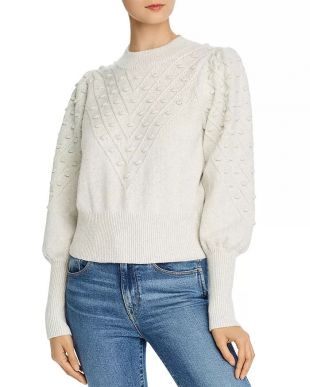 French Connection - Bobble Knits Cropped Popcorn Sweater
