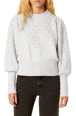 Bobble Stitch Crop Sweater