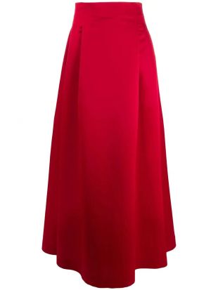 Red Styland Long Ball Skirt | Farfetch.com