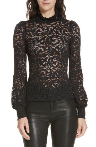 L'AGENCE Samara Lace Top