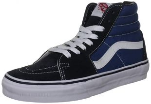 VANS Sk8-Hi Unisex Casual High-Top Skate Shoes, Comfortable and Durable in Signature Waffle Rubber Sole