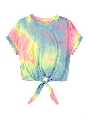 Tie dye crop top