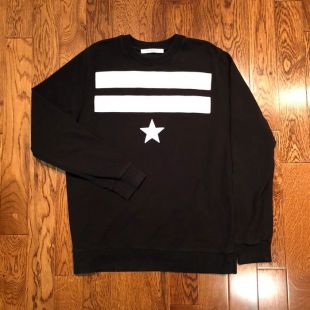 Black Stars and Stripes Sweatshirt