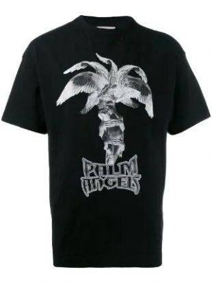 Statue Print Black T-Shirt