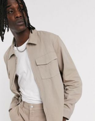 Weekday - Eden - Chemise en jean - Argile | ASOS