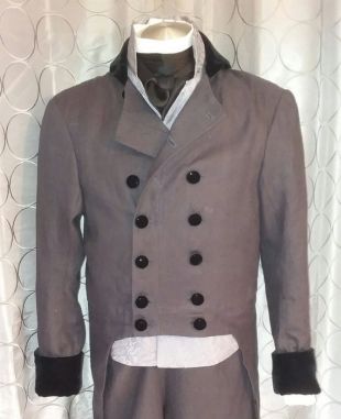Mans English Regency Double Breasted Tailcoat (en anglais)
