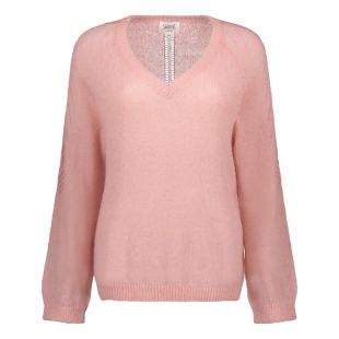 Pull Mohair Thym Rose poudrÃ© Mode Adulte