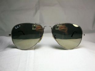 Ray Ban, Aviator, lunettes de soleil, RB 3025, verres cristal, Ray Ban Italie, vintage