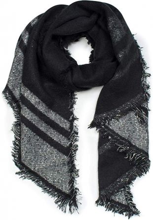 Influencer Scarf – Zaza in Black – Olloum