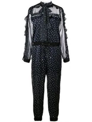 Polka Dot Print Jumpsuit