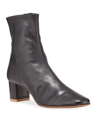 Sofia Leather Ankle Booties