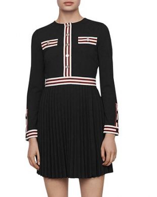 Rouli Striped-Trim Dress