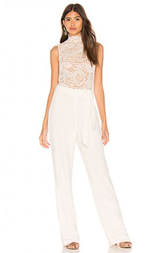 Misha Collection - White Lace Jumpsuit