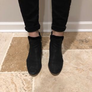 Lucky Brand - Lelah Black Suede Boots