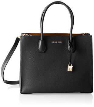 MICHAEL Michael Kors Women's Mercer Tote, Black, One Size