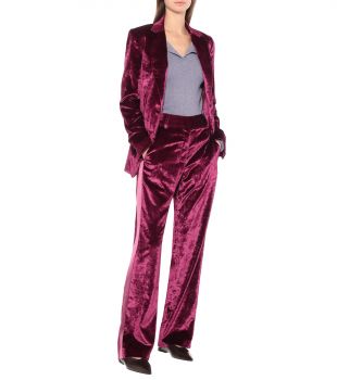 Sies Marjan - Sonya high-rise velvet pants