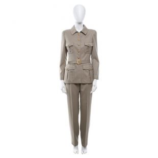 Chanel Costume en Laine en Beige - Acheter Chanel Costume en Laine en Beige d'occasion pour 1409€ (3771247)